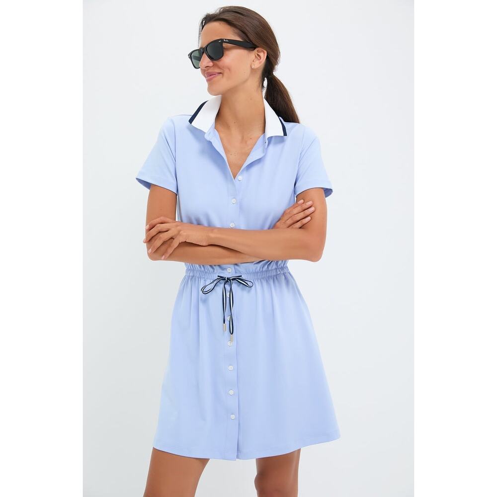 Tuckernuck Light Blue Button-Front Mini Dress NWT